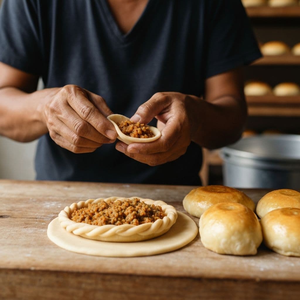 Proses pembuatan Bakpia Jogja Istimewa